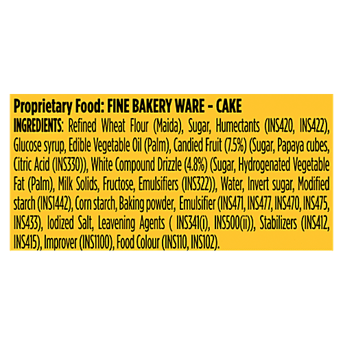 Pillsbury Tutti Frutti Cookie Cake, 120 g (Pack of 6) New Fruitalicious Flavour, Zero Trans Fat
