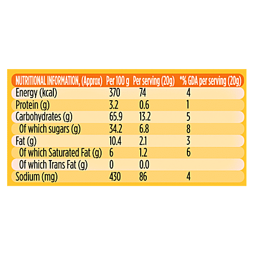 Pillsbury Tutti Frutti Cookie Cake, 120 g (Pack of 6) New Fruitalicious Flavour, Zero Trans Fat