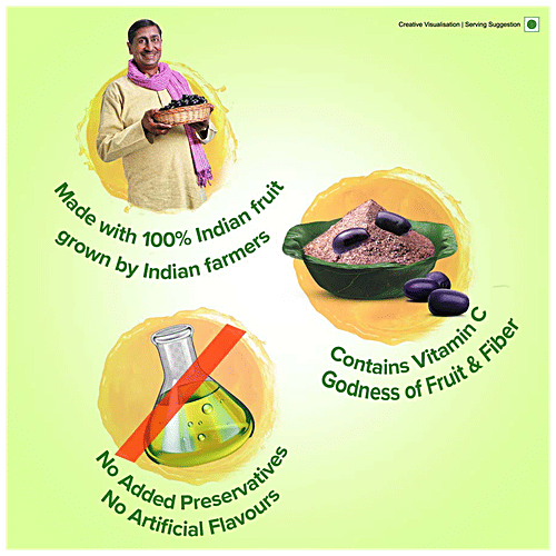 B Natural Masala Jamun Juice - Rich In Fibre, Vitamin C & E, Indian Fruit & 0% Concentrate, 1 L  Zero Fat