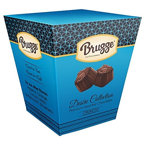Brugge La Chocolaterie Desire Collection - Crunchy Chocolate, 250 g  