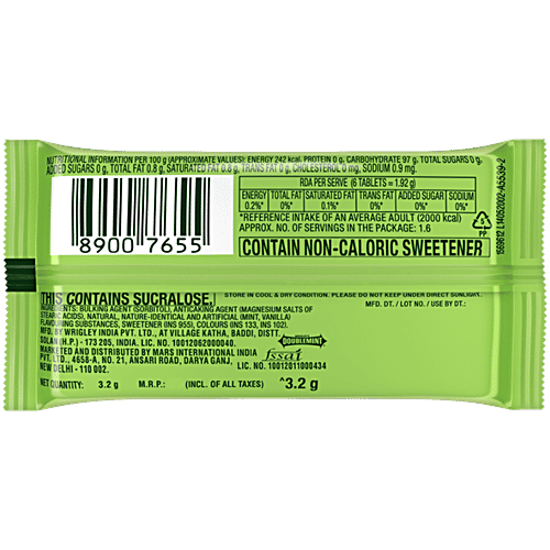 Doublemint Peppermint Flavoured Mint, 10 Lozenges  Sugar Free