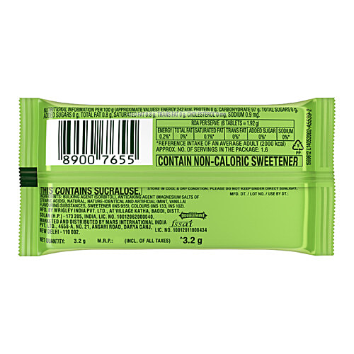 Doublemint Peppermint Flavoured Mint, 10 Lozenges  Sugar Free