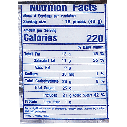 Choc Coin Silver Candy - Milk Flavoured, 168 g  Zero Trans Fat