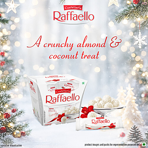 Confetteria Raffaello - Crispy Coconut Covered Wafer Biscuit, 30 g  