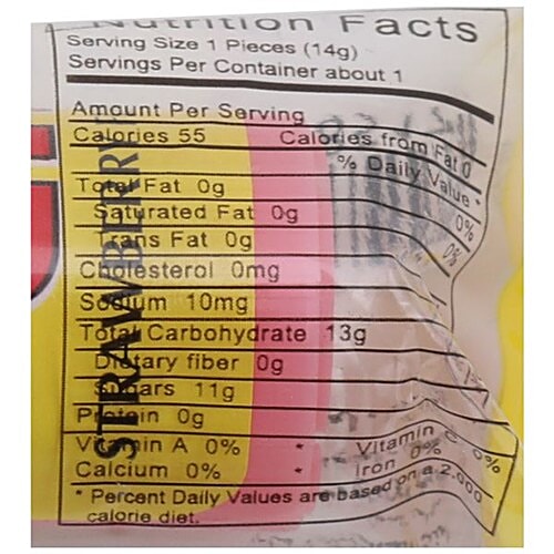 Buy Lotte Candy Lips Strawberry Flavoured 14 Gm Online At Best Price of