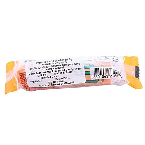 Buy Lotte Candy Lips, Orange Flavoured 14 gm Online at Best Price. of