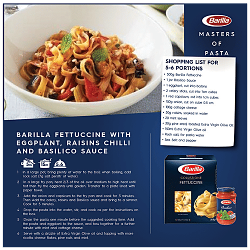 Barilla Durum Wheat Pasta - Fettuccine, 500 g Carton 