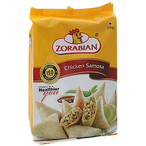 Buy Zorabian Chicken Samosa 250 Gm Online At Best Price of Rs 200 bigbasket