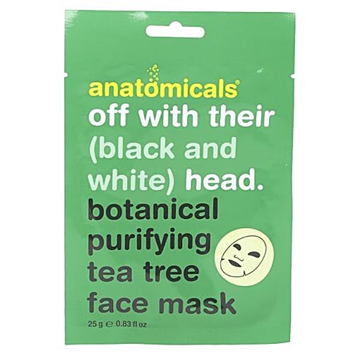 Anatomicals Face Mask - Tea Tree, Botanical Cloth, 25 g  