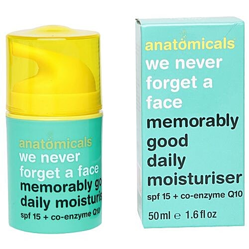 Anatomicals Daily Moisturiser - Spf 15 + Co-Enzyme Q10, 50 ml  