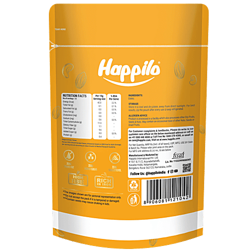 Happilo Premium International King Medjoul Dates, 200 g  