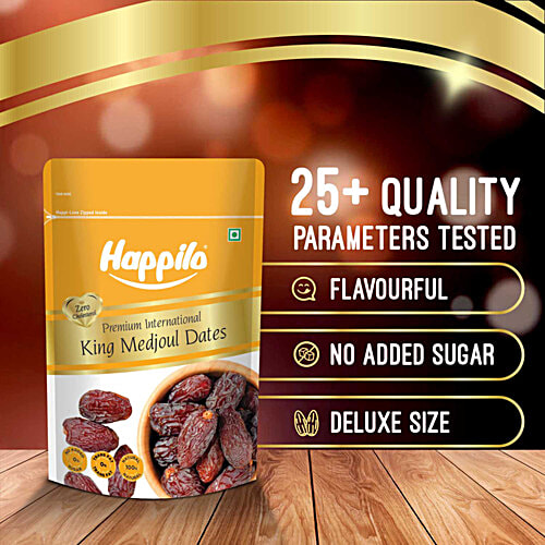 Happilo Premium International King Medjoul Dates, 200 g  