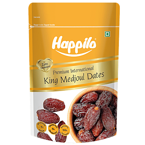 Happilo Premium International King Medjoul Dates, 200 g  