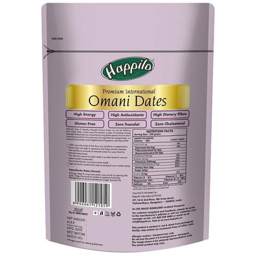 Happilo Premium International Omani Dates, 250 g  