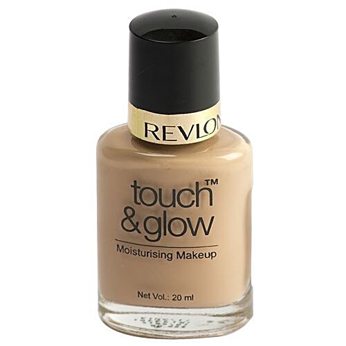 Revlon Liquid Foundation - Touch & Glow Moisturizing Makeup, 20 ml Natural Mist 
