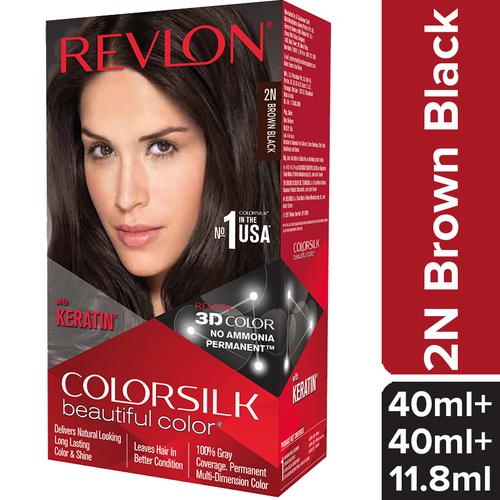Buy Revlon Colorsilk Hair Color - No Ammonia, With Keratin & 3D Color Gel  Technology Online at Best Price of Rs  - bigbasket