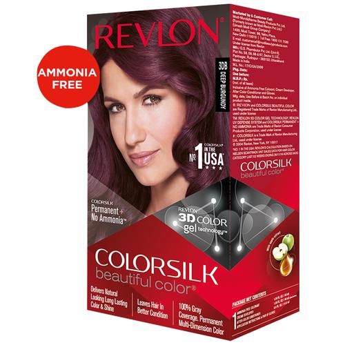 Buy Revlon Hair Colour - Deep Burgundy 3DB, ColorSilk ...