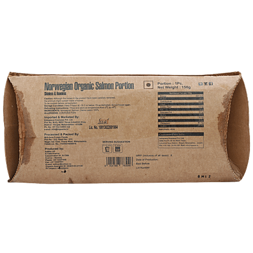 Big Sam's Organic Salmon, 150 g  Rich in Omega 3 & Zero Trans Fat