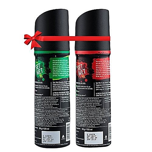 Set Wet Spunky & Funky Avatar Perfume, 120 ml (Pack of 2) 