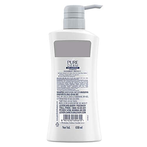 Buy Pure Derm Shampoo Dandruff Protect 650 Ml Online At Best Price