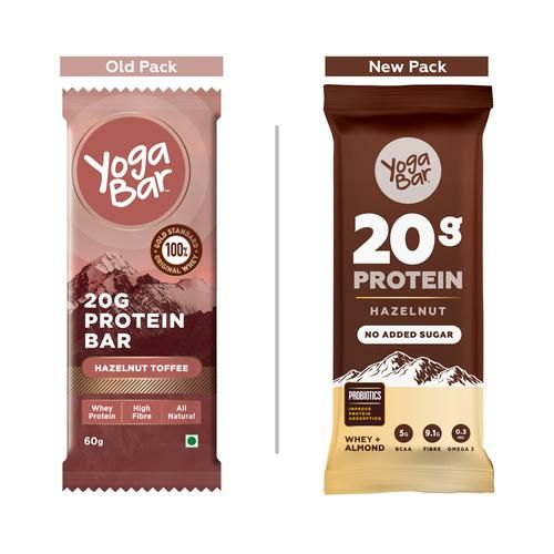 Buy Yoga Bar Protein Bar Hazelnut Toffee 360 Gm Online At Best Price of Rs  649 - bigbasket
