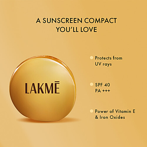 Lakme Sun Expert Ultra Matte SPF 40 Pa+++ Compact, 7 g  