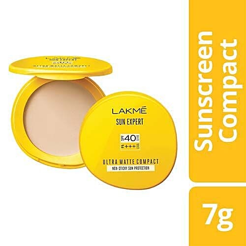 Lakme Lakme Sun Expert Ultra Matte SPF 40 PA+++ Compact, 7 g, 7 g  