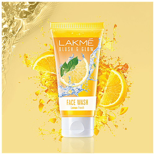 Buy Lakme Lakme Blush And Glow Lemon Facewash, 50 G 50 g Online at Best
