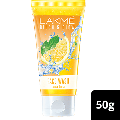Buy Lakme Lakme Blush And Glow Lemon Facewash, 50 G 50 g Online at Best