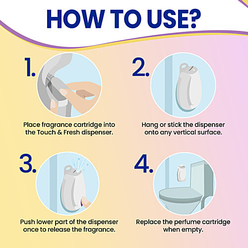 Glade Touch & Fresh Triple Refill Pack - Wild Lavender & Fresh Lemon, 3 pcs (Pack of 3) 10X Superior Freshness