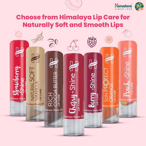 Himalaya Litchi Shine Lip Care, 4.5 g  Natural Gloss, Soft & Young Looking Lips