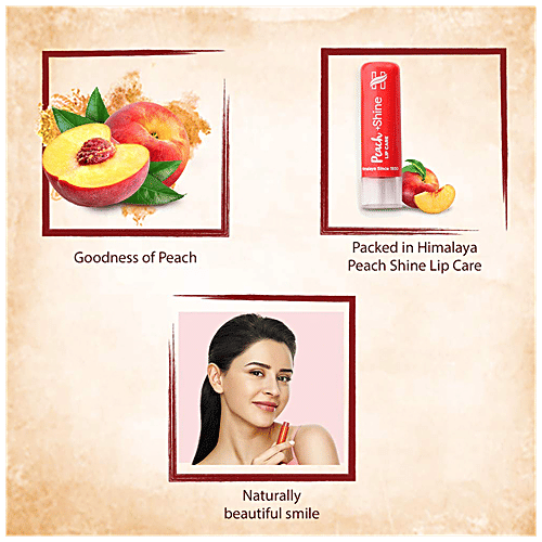 Himalaya Peach Shine Lip Care, 4.5 g  