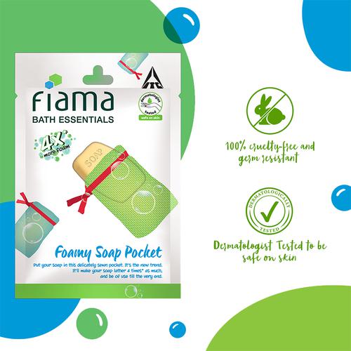Fiama Soap Pocket - Foamy, Bath Essentials, 1 pc  