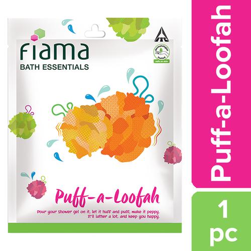 Fiama Puff-A-Loofah - Bath Essentials, 1 pc  