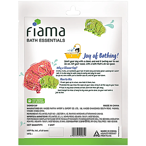 Fiama Shower Cap - Bath Essentials, 1 pc  