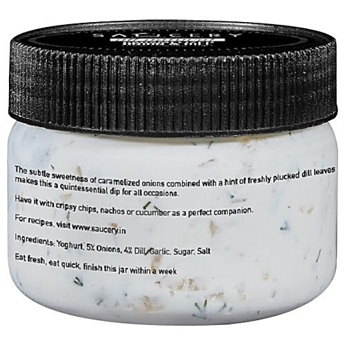 Saucery Sauce - Caramelised Onion & Dill, 150 g  No Preservatives, Chemicals & Trans Fat