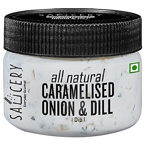 Saucery Sauce - Caramelised Onion & Dill, 150 g  No Preservatives, Chemicals & Trans Fat
