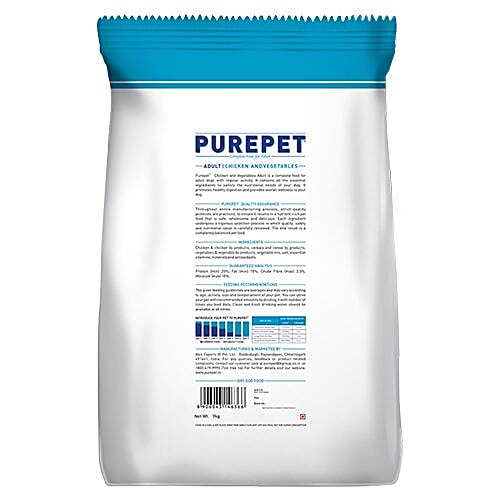 Buy Purepet Dog Food Chicken & Veg Adult Online at Best Price bigbasket