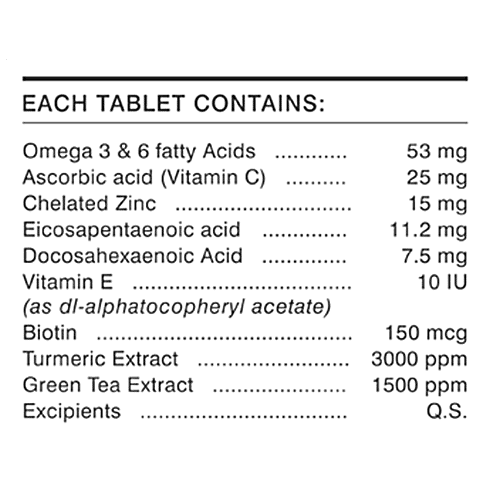Drools Absolute Skin + Coat Chewable Tablets - For Pets, -, 110 pcs  For Healthier, Shinier Skin & Coat