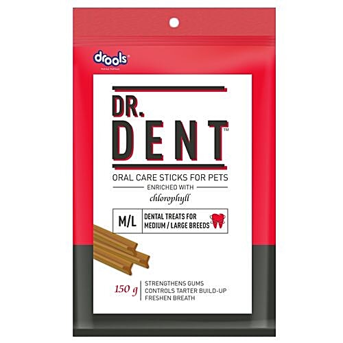 Buy Drools Oral Care Sticks For Medium Breed Dog / Large Breed Dog