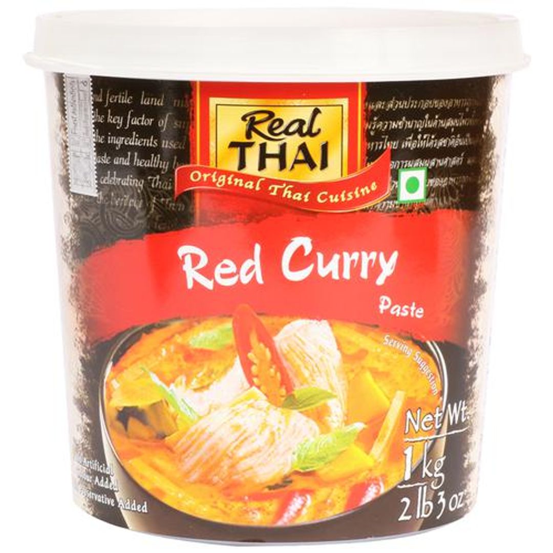 REAL THAI Red Curry Paste, 1 Kg Tub