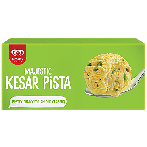 Kwality Wall's Frozen Dessert - Majestic Kesar Pista, 700 ml  