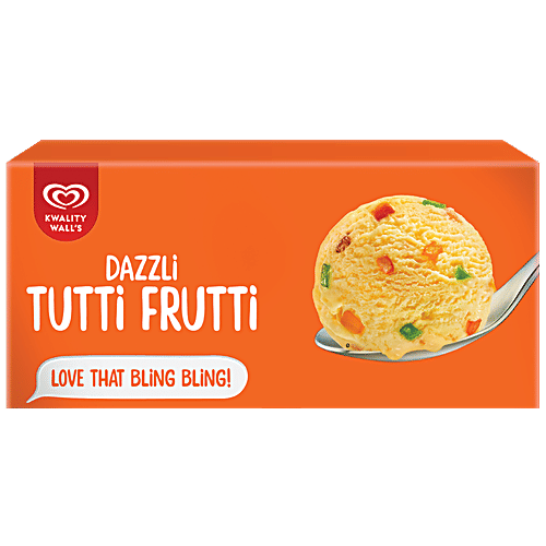 Kwality Wall's Frozen Dessert - Dazzli Tutti Frutti, 700 ml  