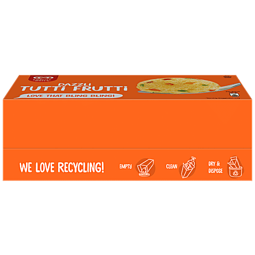 Kwality Wall's Frozen Dessert - Dazzli Tutti Frutti, 700 ml  