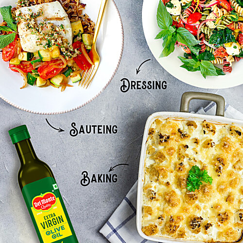 Del Monte Extra Virgin Olive Oil, 250 ml Bottle Free from Argemone oil