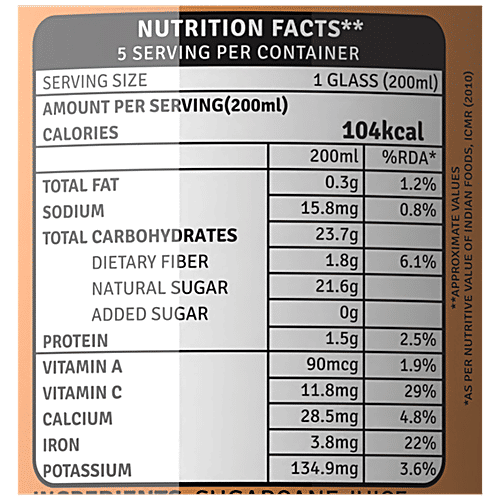 Raw Pressery Cold Extracted Juice - Mixed Fruit, 1 L  