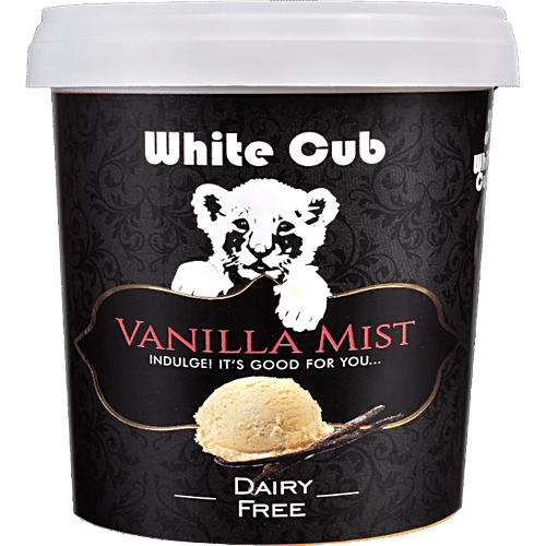 White Cub Ice Cream - Vanilla Mist, 125 ml Tub Dairy Free