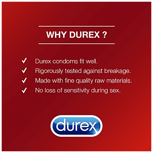 Durex Kohinoor Condoms - Juicy Strawberry, 3 pcs Coloured & Lubricated