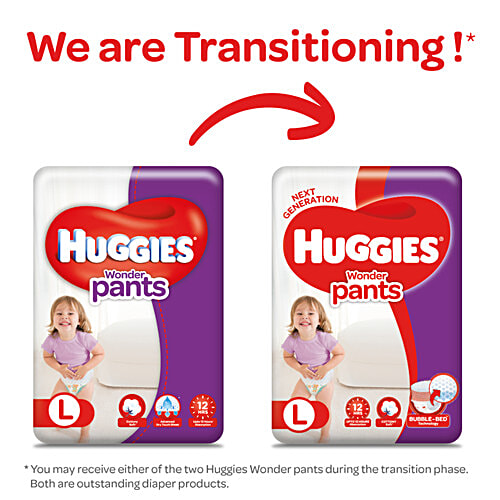 Huggies Wonder Pants Large - 64 Diapers, 64 pcs  