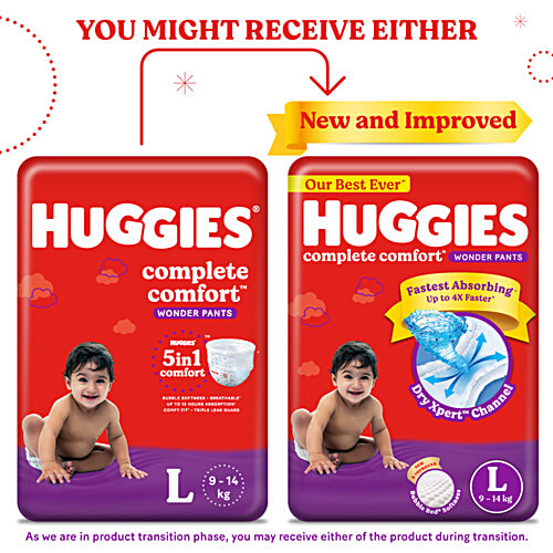 Huggies Wonder Pants - Large, 64 pcs  